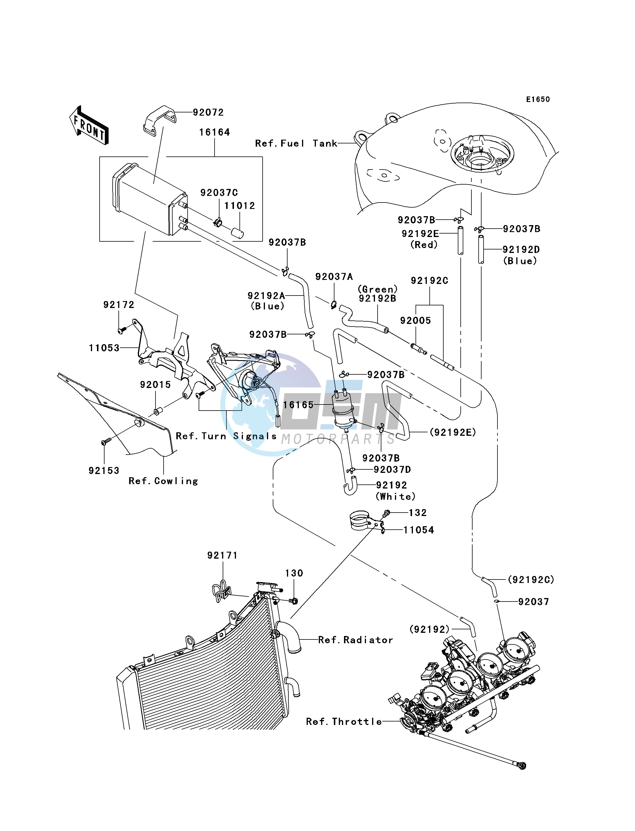 FUEL EVAPORATIVE SYSTEM -- CA- -