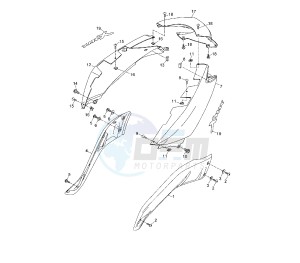 YP R X-MAX ABS 250 drawing REAR BODY