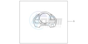 CB600F9 Spain - (SP / 25K) drawing METER PANEL