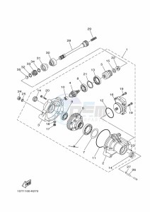 YFM700FWBD YFM70KPAK (B5K6) drawing FRONT DIFFERENTIAL