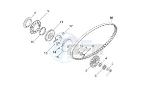 SR 50 Air 1997-2001 drawing Variator