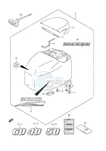 DF 40A drawing Engine Cover