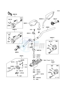 D-TRACKER_125 KLX125DDF XX (EU ME A(FRICA) drawing Handlebar