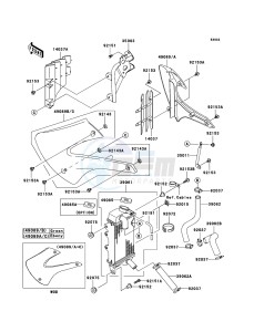 KX85_/_KX85_II KX85ABF EU drawing Radiator