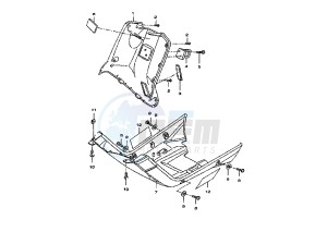 CW L BW'S 50 drawing LEG SHIELD