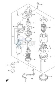 DF 9.9A drawing Starting Motor