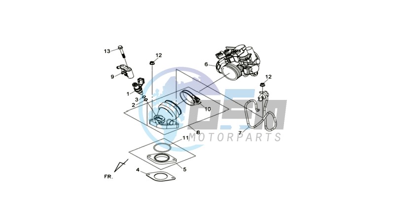 INLET / FUEL INJECTOR / THROTTLE VALVE BODY