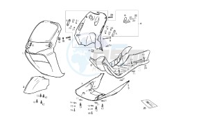 ATLANTIS - 50 CC Euro 2 4T drawing FRONT BODY