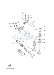 YFM700R YFM7RB RAPTOR 700R (1ASE 1ASF 1ASD) drawing VALVE