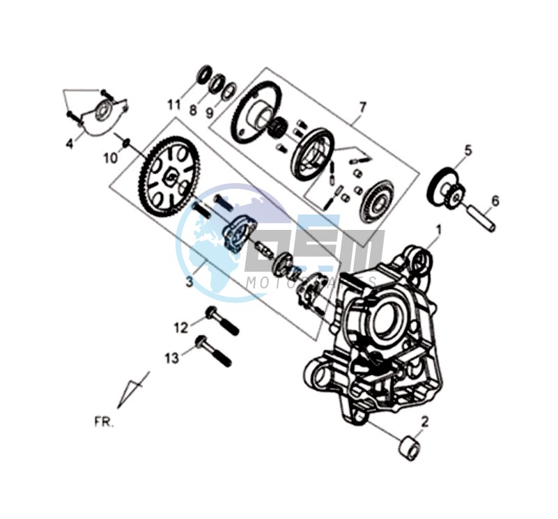 CRANKCASERIGHT / OILPUMP