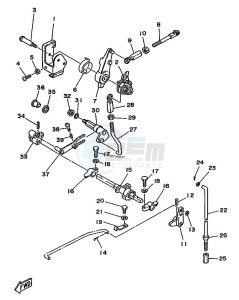 25J drawing THROTTLE-CONTROL