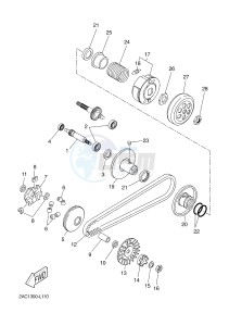 YN50 YN50F NEO'S 4 (2ACM 2ACM 2ACM 2ACM) drawing CLUTCH