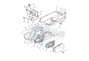 YP R X-MAX 250 drawing CRANKCASE COVER