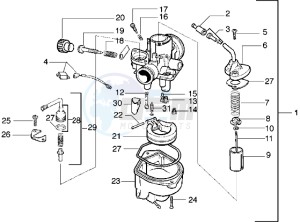 Diesis 100 drawing Carburettor