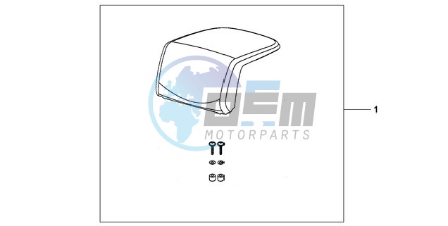 TOP BOX PILLION PAD (TOP)