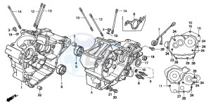 XL600V TRANSALP drawing CRANKCASE