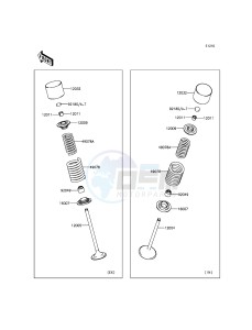 KLX250 KLX250SGF XX (EU ME A(FRICA) drawing Valve(s)