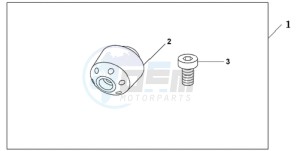 GL1800A ED drawing CHROME BAR ENDS