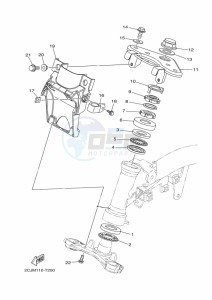 TT-R50E (BEG3) drawing STEERING