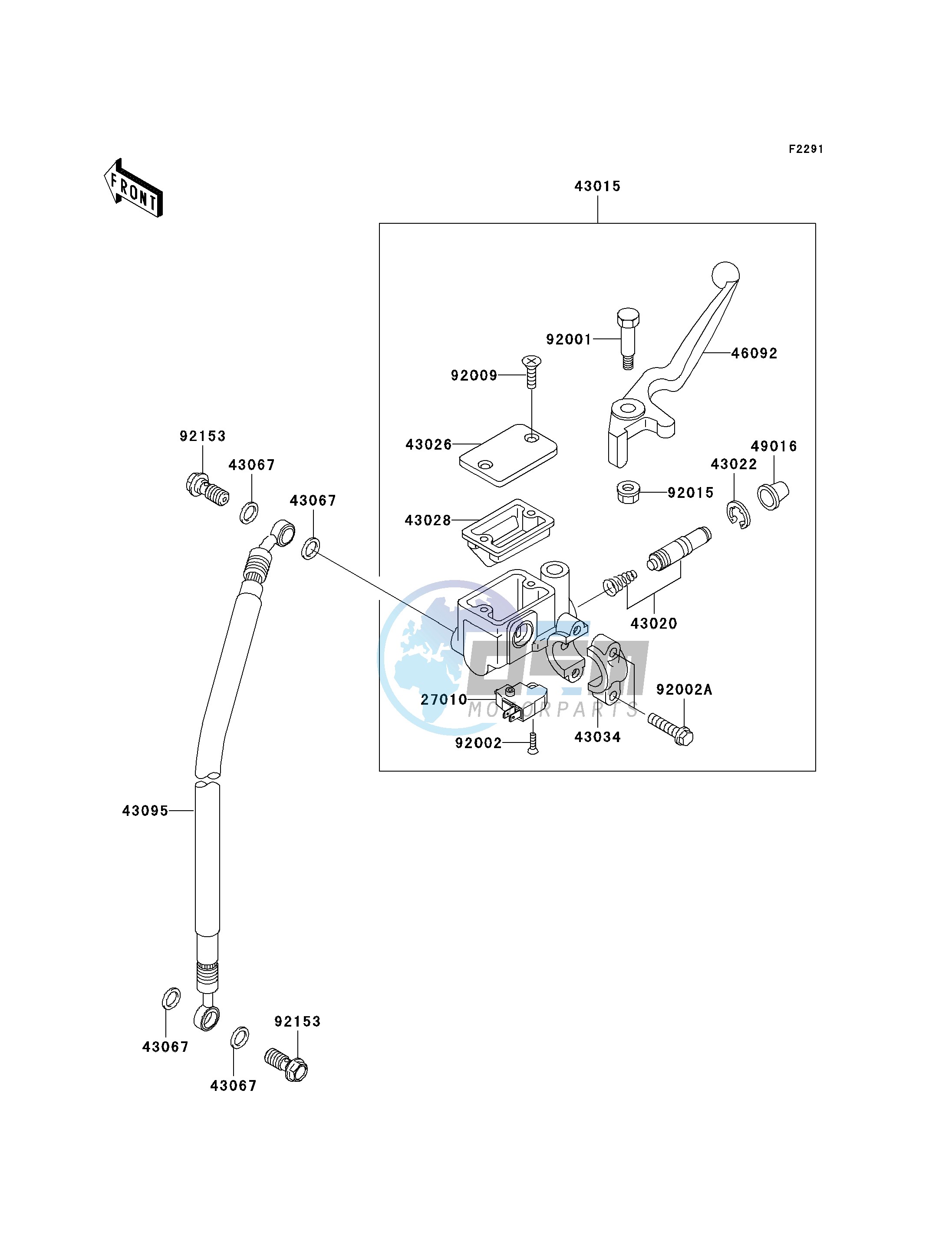 FRONT MASTER CYLINDER