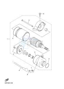 FJR1300A FJR1300A ABS (1CYJ) drawing STARTING MOTOR