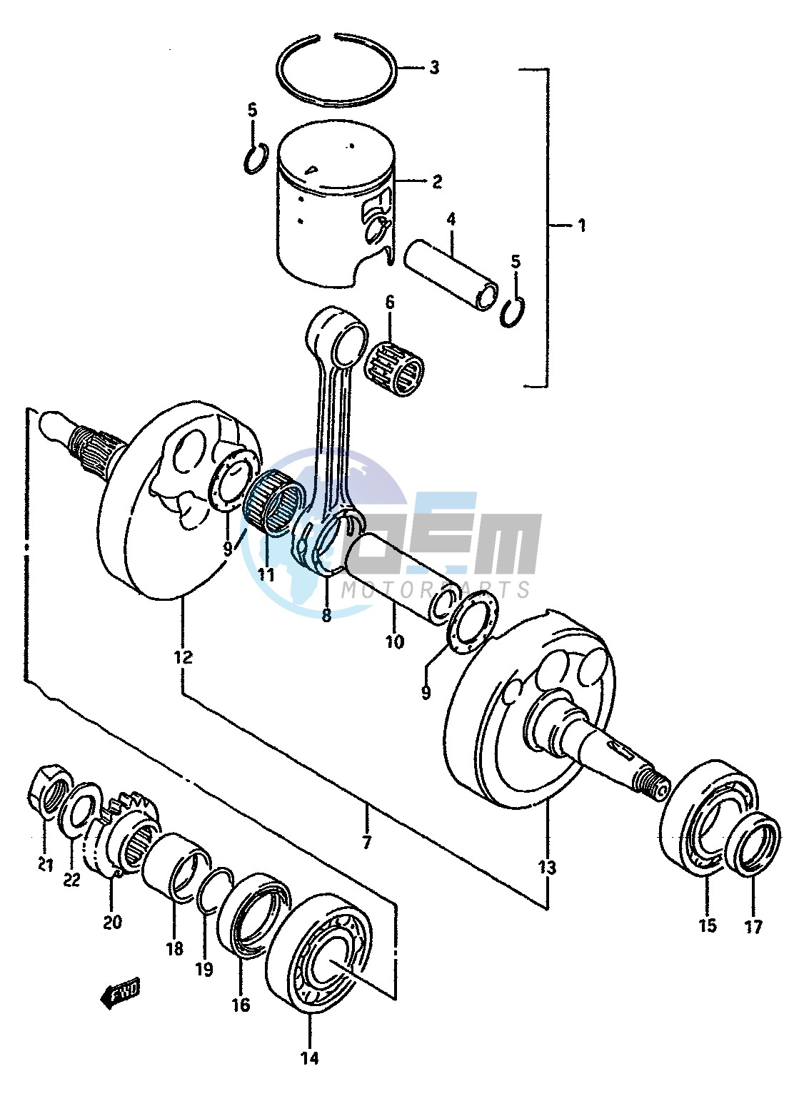 CRANKSHAFT (MODEL H)