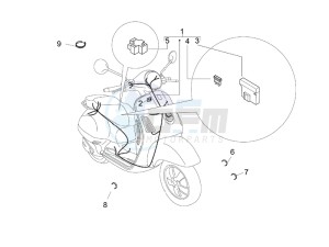 Granturismo 200 L UK drawing Main cable harness