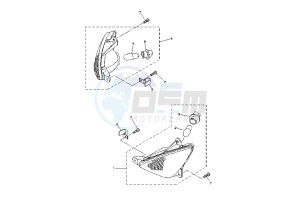 XP T-MAX BLACK MAX 500 drawing FLASHER LIGHT