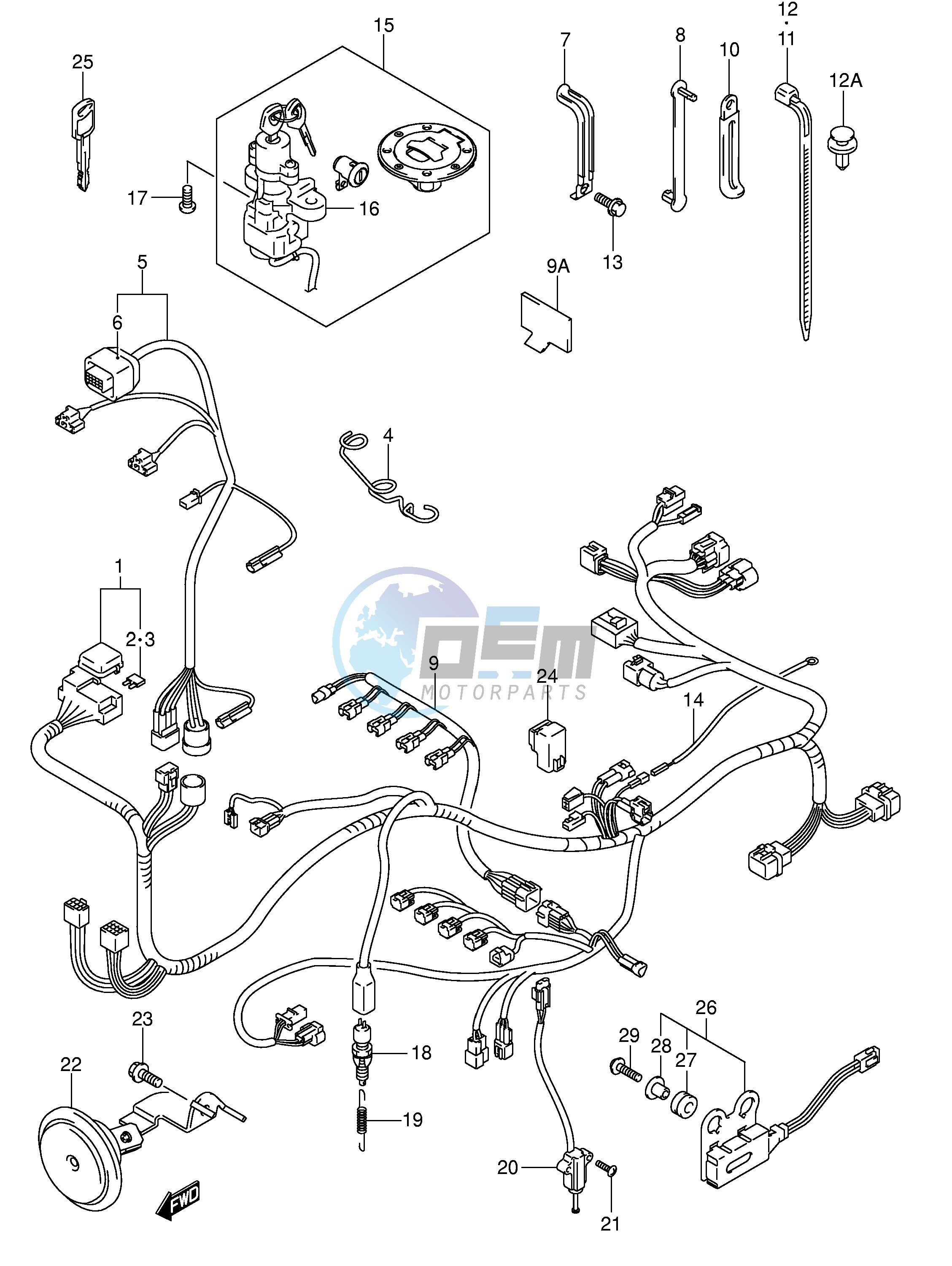 WIRING HARNESS (MODEL K1)