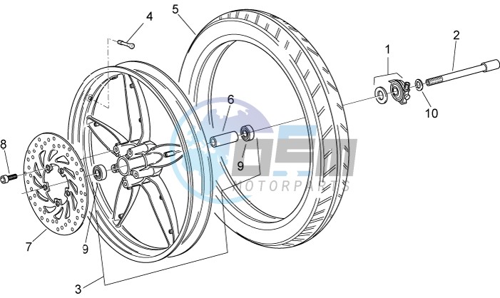 Front wheel