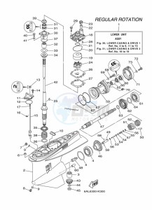 F225BETU drawing PROPELLER-HOUSING-AND-TRANSMISSION-1