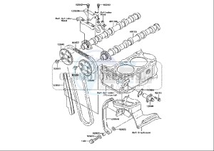 ZRX 1200 (EU) drawing CAMSHAFT