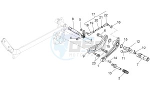 V7 Racer 750 drawing Gear lever