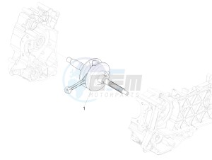 GTS 150 4T 3V IE ABS E4 (EMEA) drawing Crankshaft