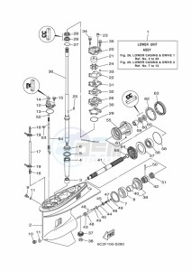 FT50JET drawing PROPELLER-HOUSING-AND-TRANSMISSION-1