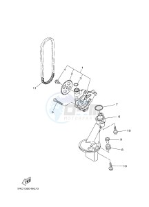 MTN850 MTN-850-A MT-09 ABS (BS2B) drawing OIL PUMP