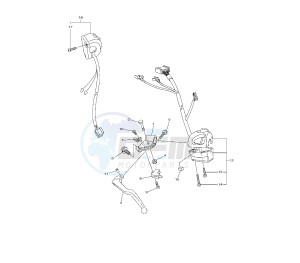 FZ8-SA 800 drawing HANDLE SWITCH AND LEVER