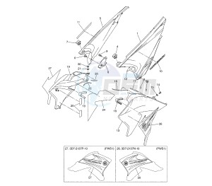 WR R 250 drawing SIDE COVER