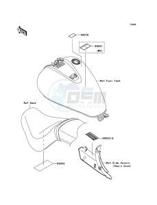 VN900 CLASSIC VN900BCFA GB XX (EU ME A(FRICA) drawing Labels