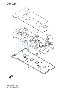 GSR750Z ABS EU drawing CYLINDER HEAD COVER