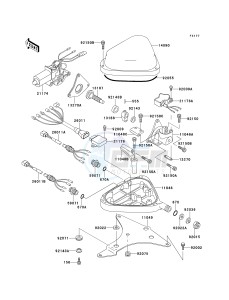 JH 750 C [750 ZXI] (C1-C3) [750 ZXI] drawing CONTROL-- JH750-C1- -