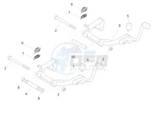 PRIMAVERA 125 4T 3V IE ABS-NOABS E3-E4 (EMEA) drawing Stand/s