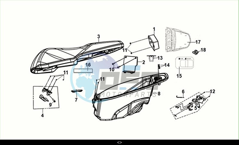 SEAT - REAR GRIP