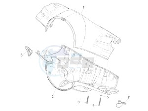 Primavera 50 4T-4V (NAFTA) drawing Handlebars coverages