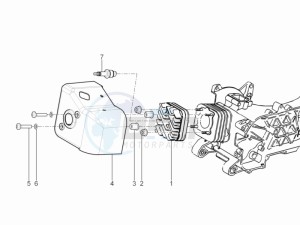 Typhoon 50 2t e3 (CH) Switserland drawing Cylinder head cover