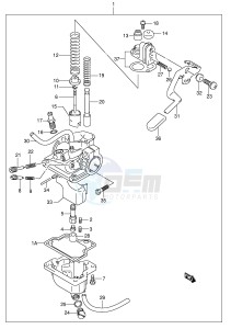 LT-A50 (P2) drawing CARBURETOR