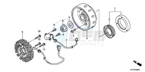 SH125RC drawing GENERATOR