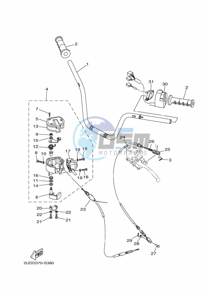 STEERING HANDLE & CABLE