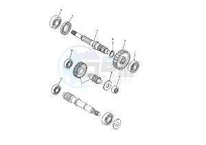 YP MAJESTY 125 drawing GEAR GROUP