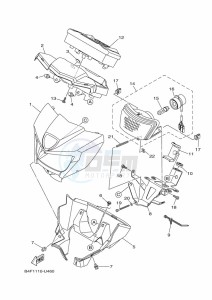 YFM700FWBD YFM70KPHK (B5K9) drawing HEADLIGHT 2